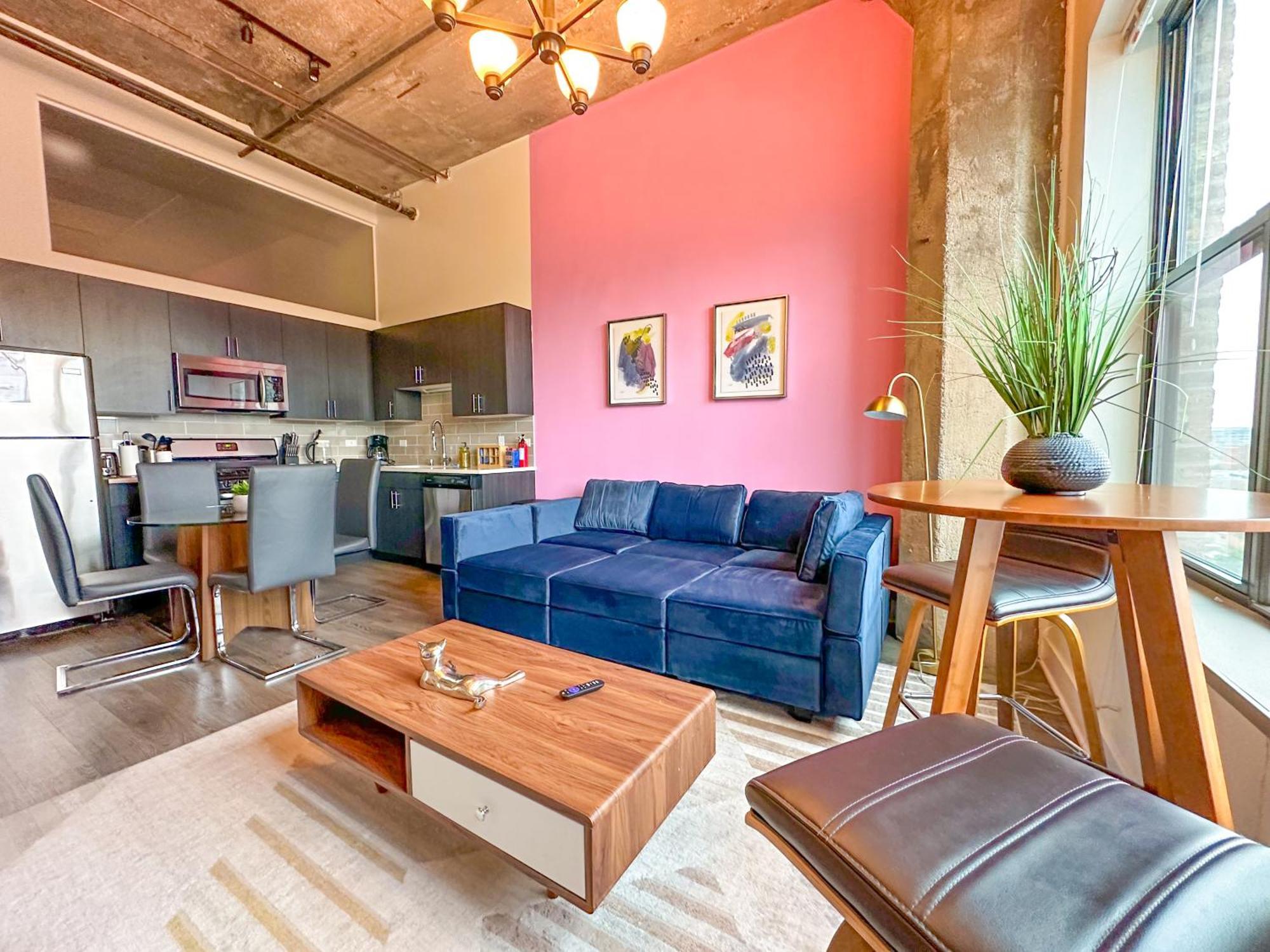 Modern 2Br Loft With Amazing City Skyline View And Optional Parking For 8 Guests Near Mccormick Place And Soldier Field 시카고 외부 사진